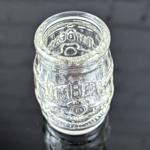Vintage Jim Beam Mini Barrel Shot Glass - Picture 1 of 5